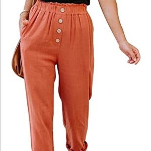 Rust boho pants brand new.